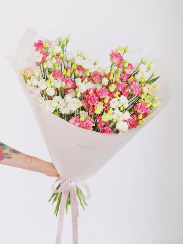 БУКЕТ ИЗ 35 ЭУСТОМЫ БУКЕТ ИЗ 35 ЭУСТОМЫ